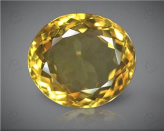 Yellow Citrine Natural Certified  9.17CTS-8396
